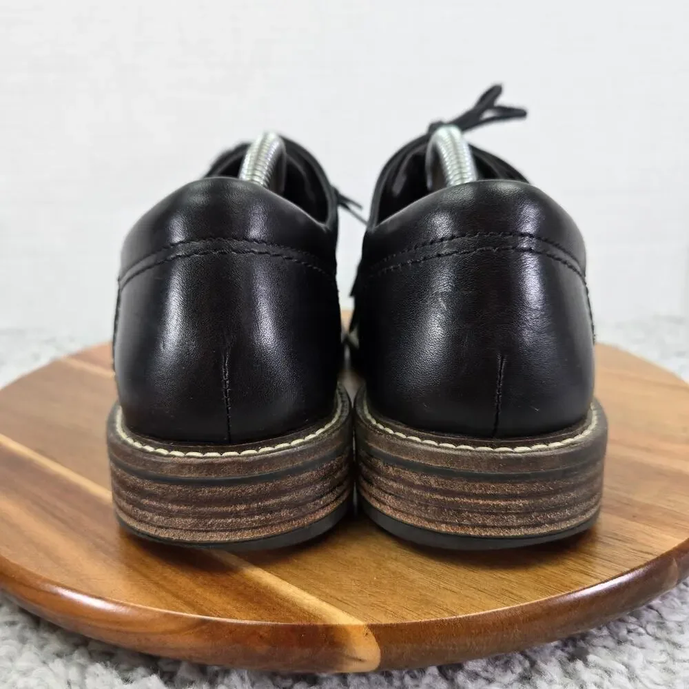 Naot Mens 41 Chief Black Velvet Nubuck Casual Comfort Daily Walking Oxford Shoe